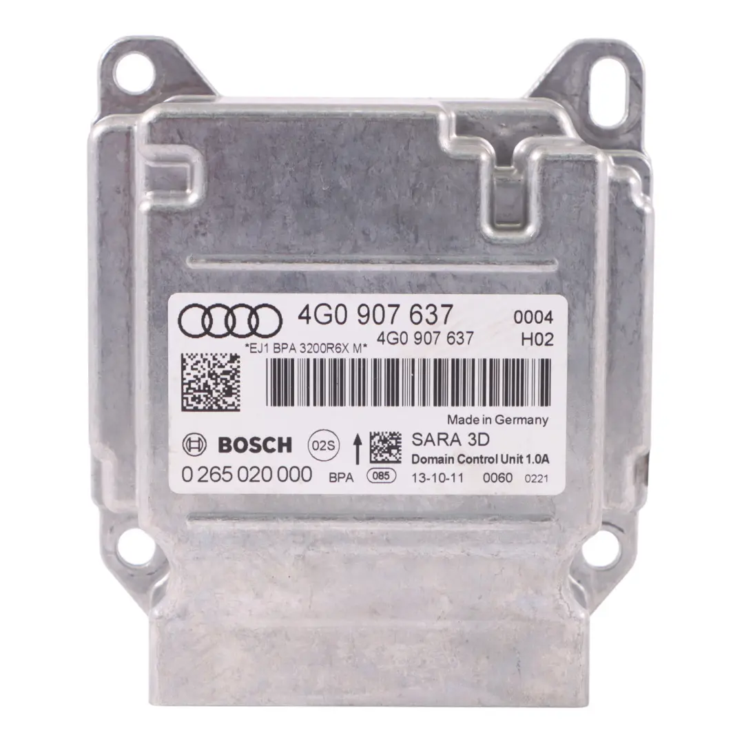 Audi A7 4G8 ESP Yaw Rate Module Control Unit Sensor ECU H - SKU 4G0907637 - Part number 4G0907637